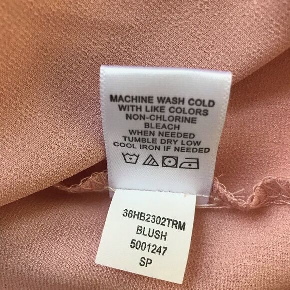 About A Girl Pink Off Shoulder Cream Lace Trim Top - Picture 8 of 8